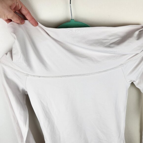 Aritzia Contour Deco Off-Shoulder Long Sleeve Bodysuit sz S - Picture 6 of 12